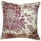 Pillow Decor - Rustic Floral Purple 20x20 Throw Pillow